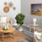 4ft. Schefflera Artificial Tree in Boho Chic Handmade Cotton & Jute White Woven Planter (Real Touch)
